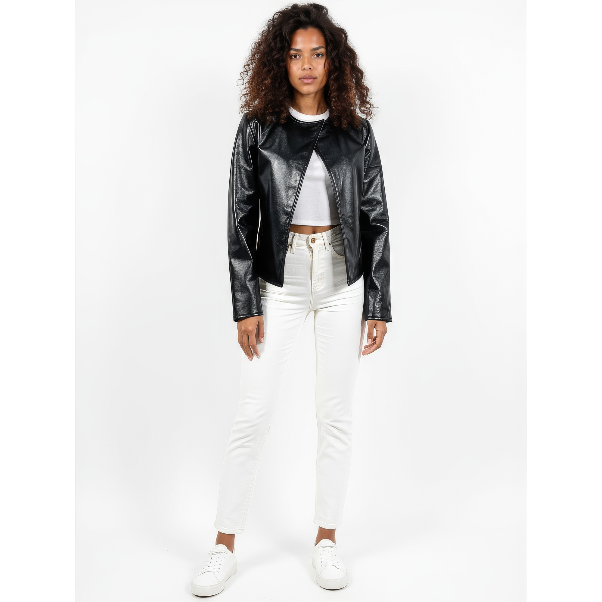 Women&#39;s Real Leather Jacket - Hestia