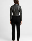 Women's Real Leather Biker Jacket - Roselyn