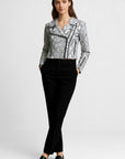 Women's Real Leather Biker Jacket - Roselyn
