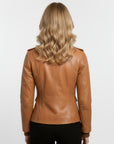 Women's Real Leather Field Jacket - Elandra