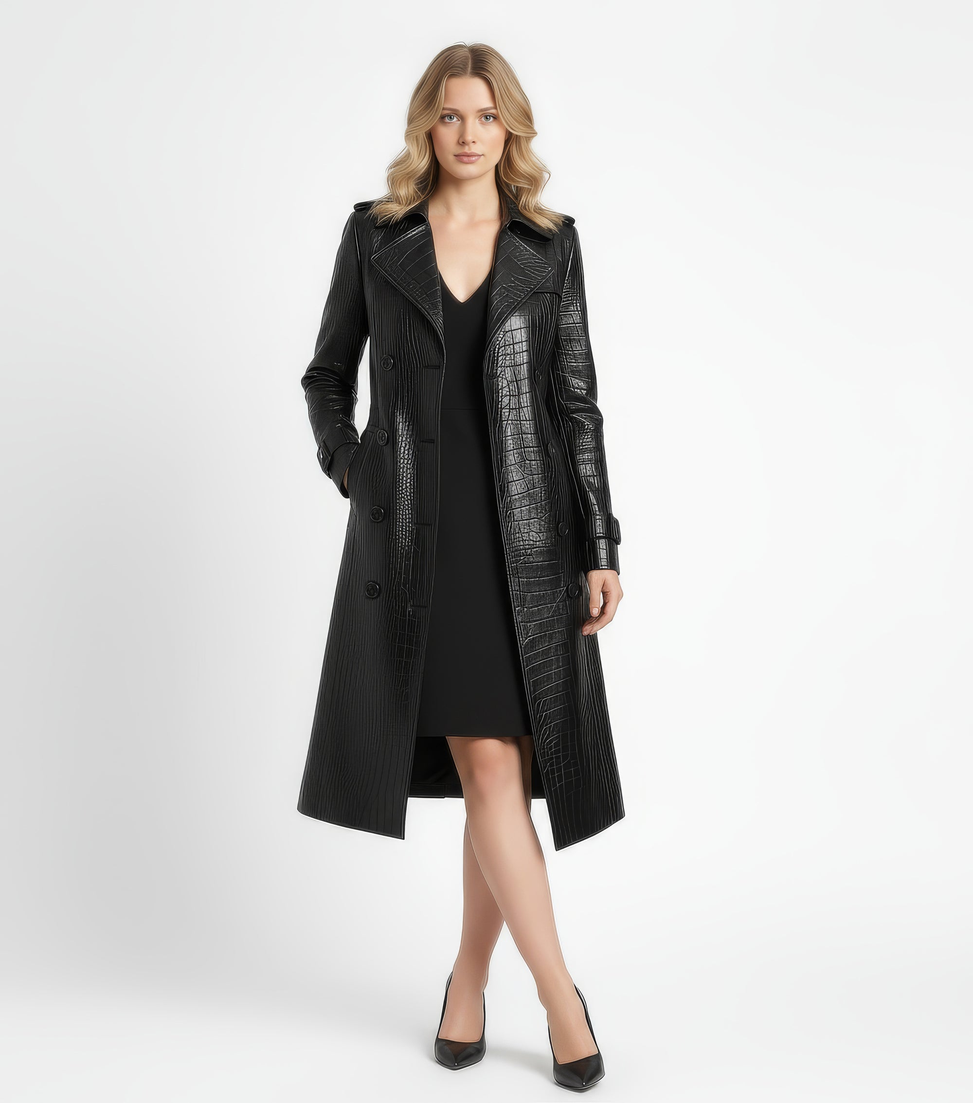Women&#39;s Real Leather Coat - Artemis
