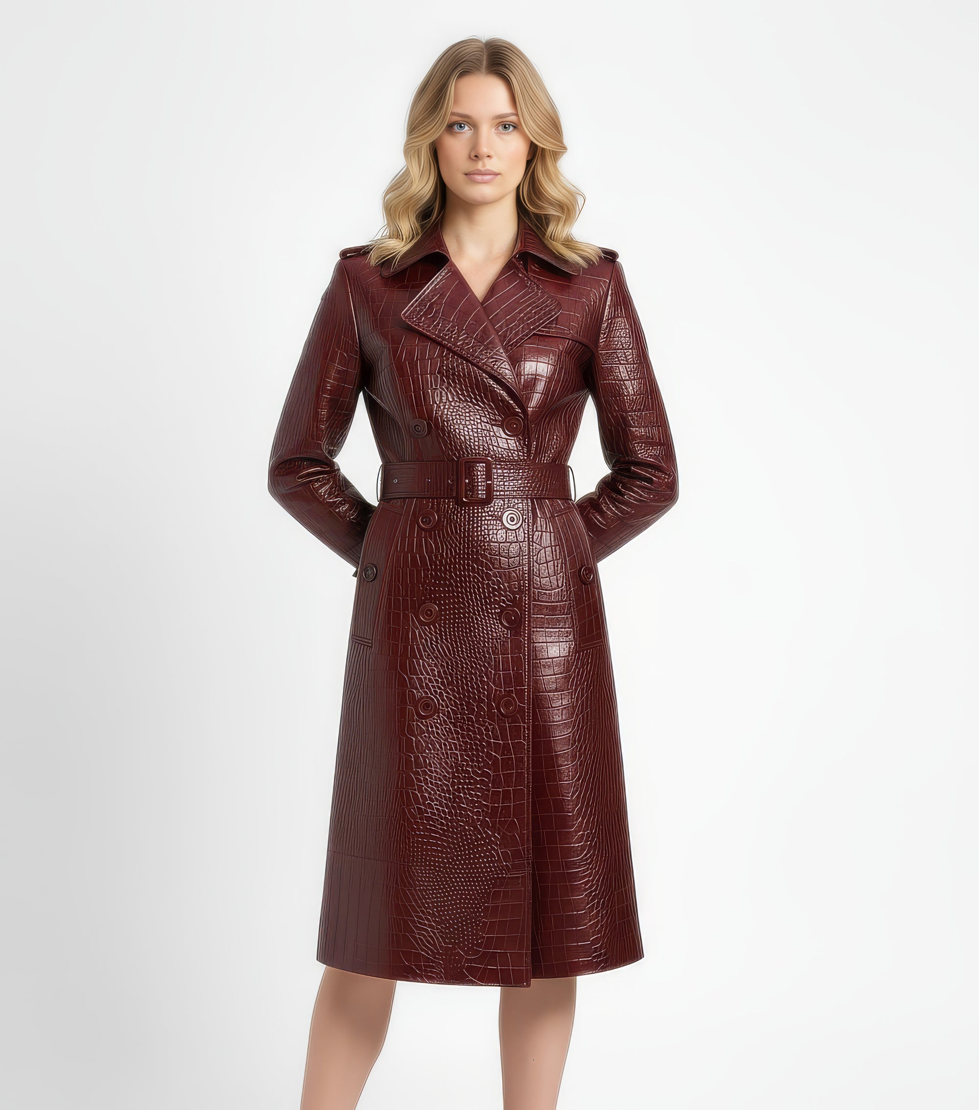 Women&#39;s Real Leather Coat - Artemis