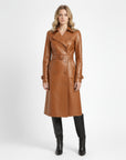 Women's Real Leather Coat - Artemis