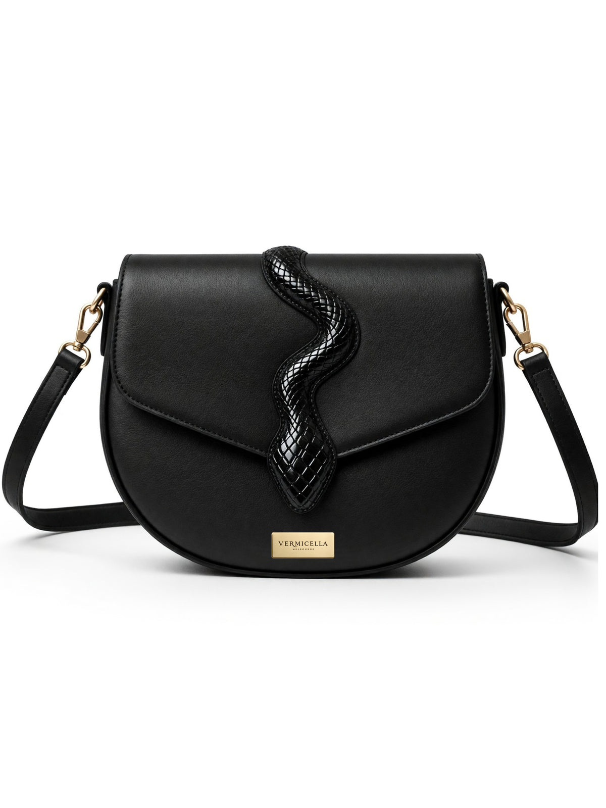 Ramsayi Real Leather Saddle Bag