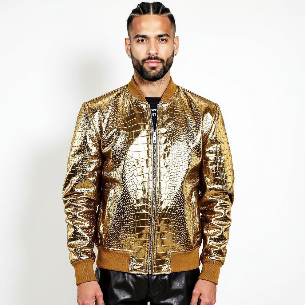 Real Leather Bomber Jacket for Men - Antony – SH Leatherwear