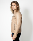 Real Leather Jacket for Men - Aether