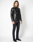 Real Leather Jacket for Men - Aether