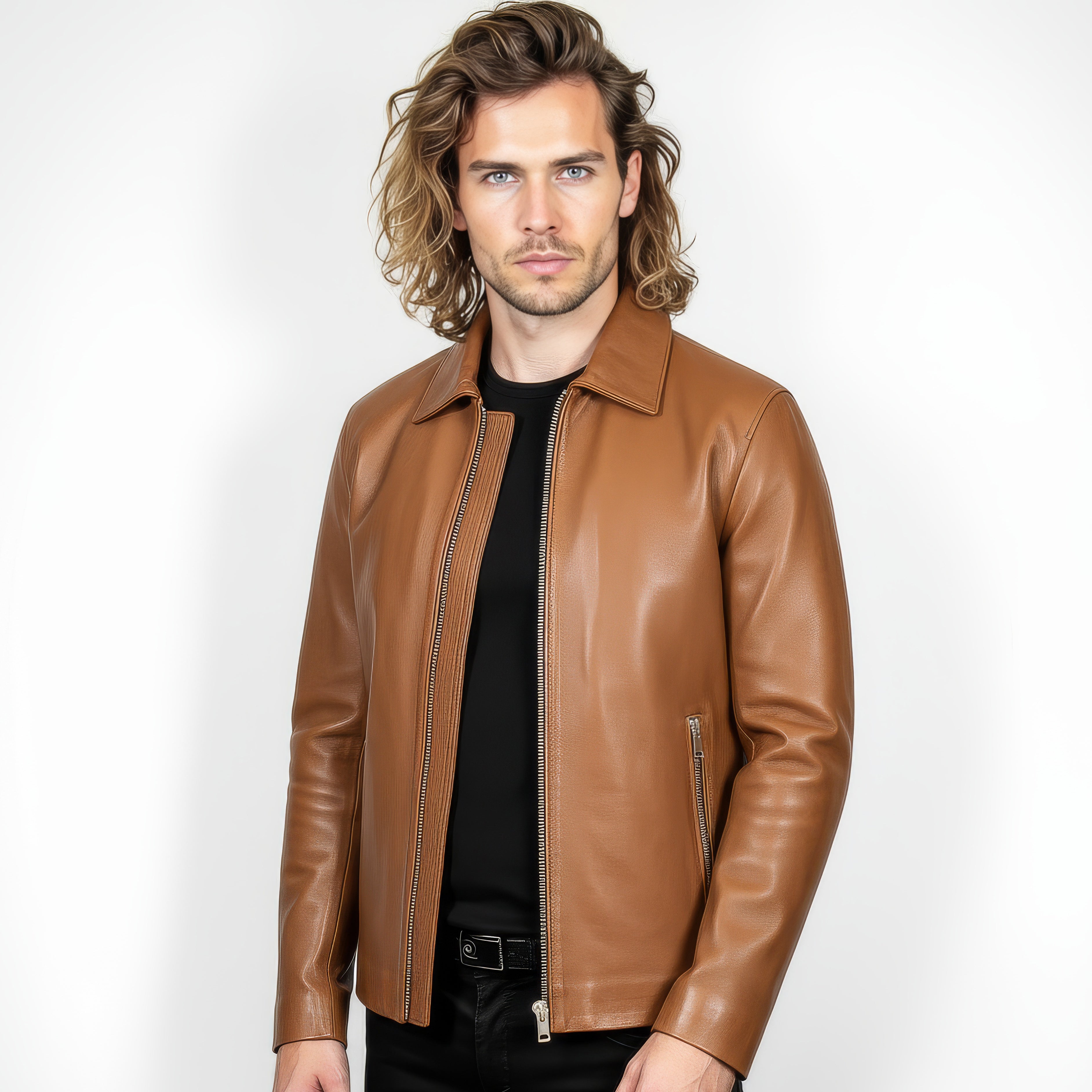 Men's Real Leather Jacket - Hades – SH Leatherwear