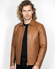 Men's Real Leather Jacket - Hades