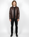 Men's Real Leather Jacket - Hades