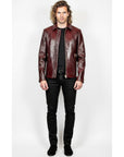Men's Real Leather Jacket - Hades