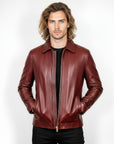 Men's Real Leather Jacket - Hades
