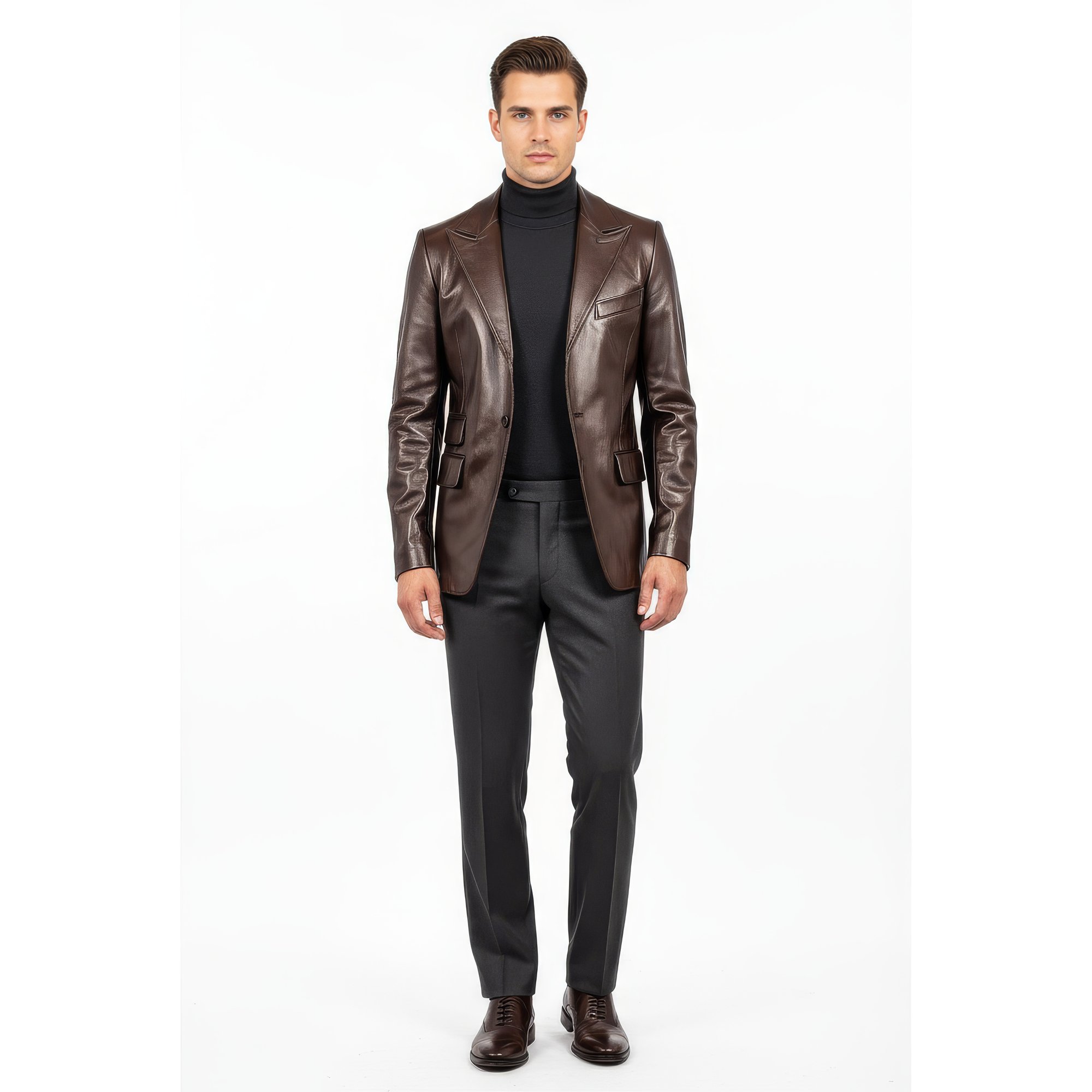 Real Leather Blazer for Men - Fernandez