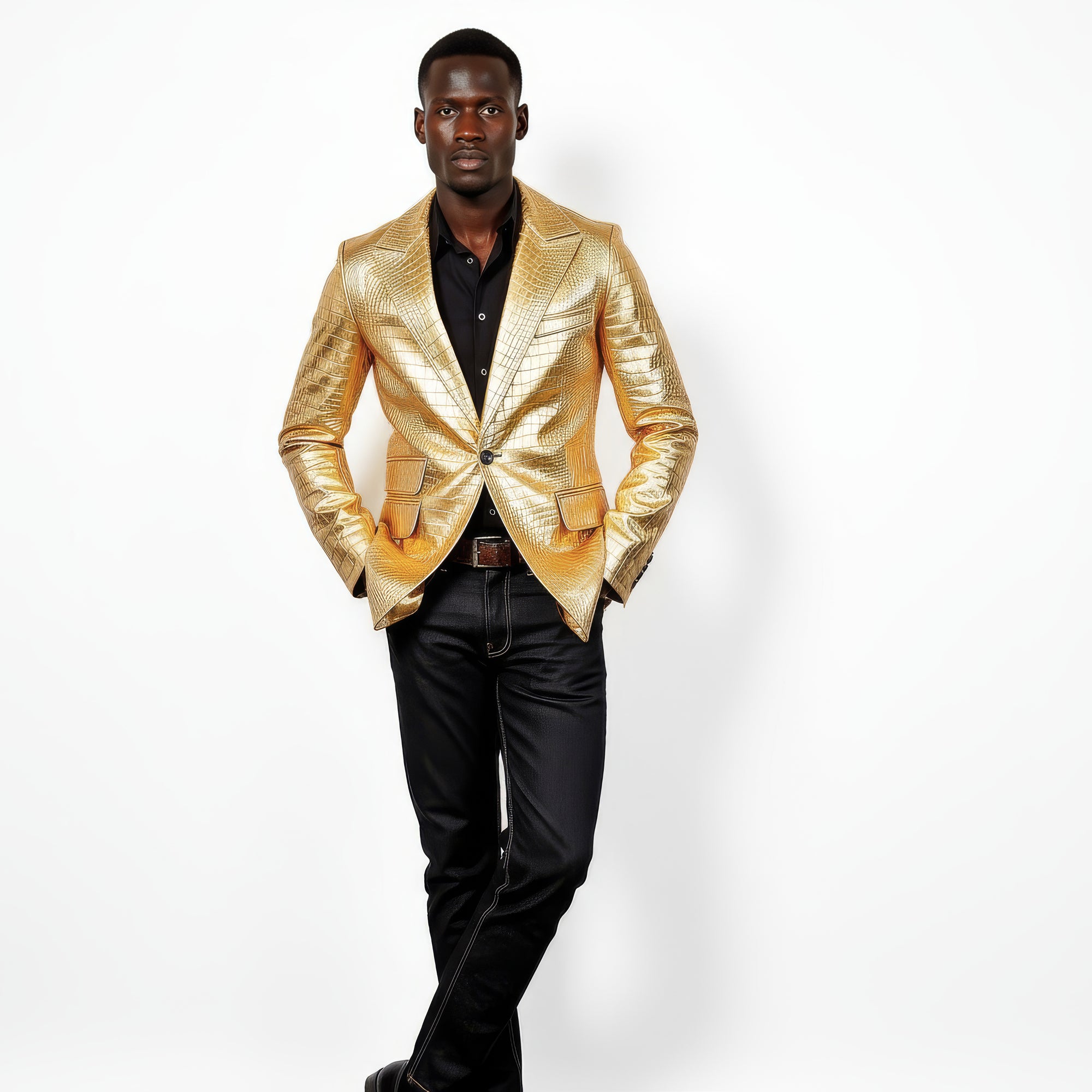 Real Leather Blazer for Men - Fernandez