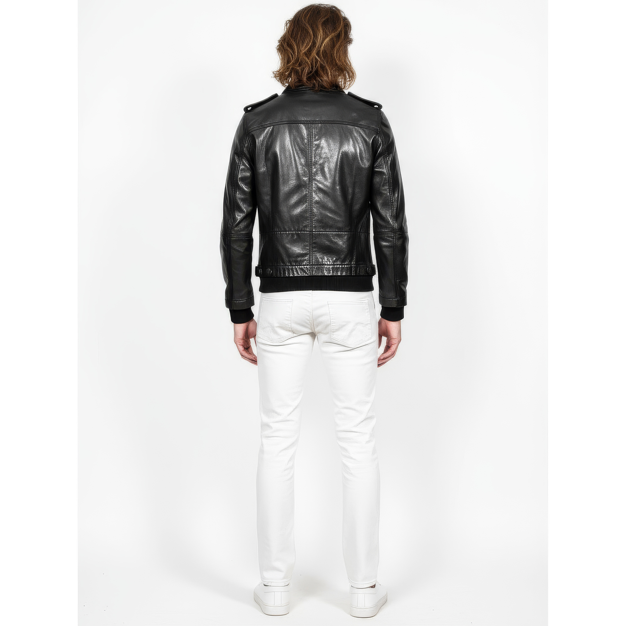 Real Leather Field Bomber Jacket for Men - Dean