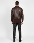 Men's Real Leather Blouson Jacket - Felipe