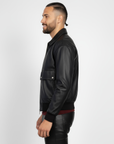 Men's Real Leather Blouson Jacket - Felipe