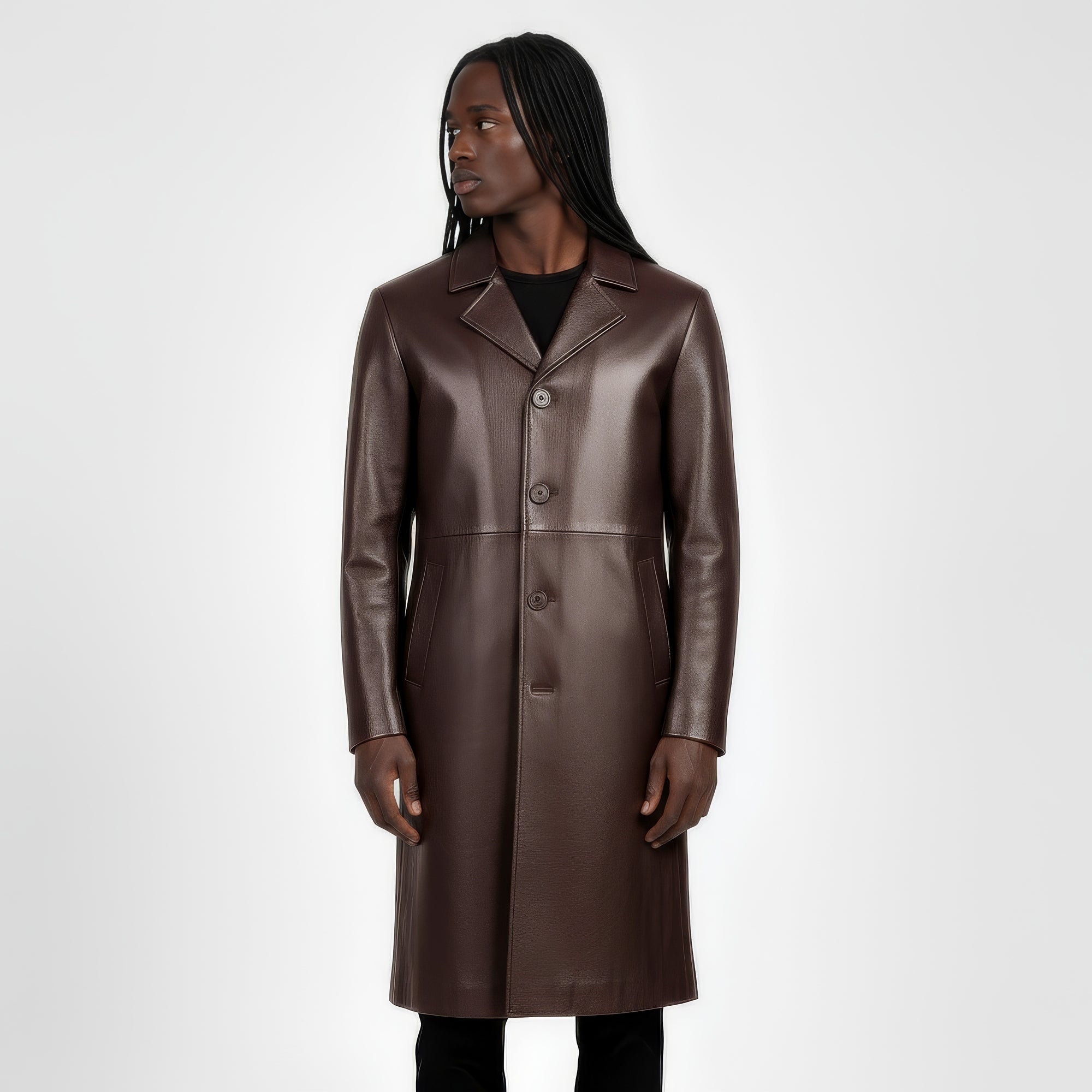 Real Leather Coat for Men - Apollo