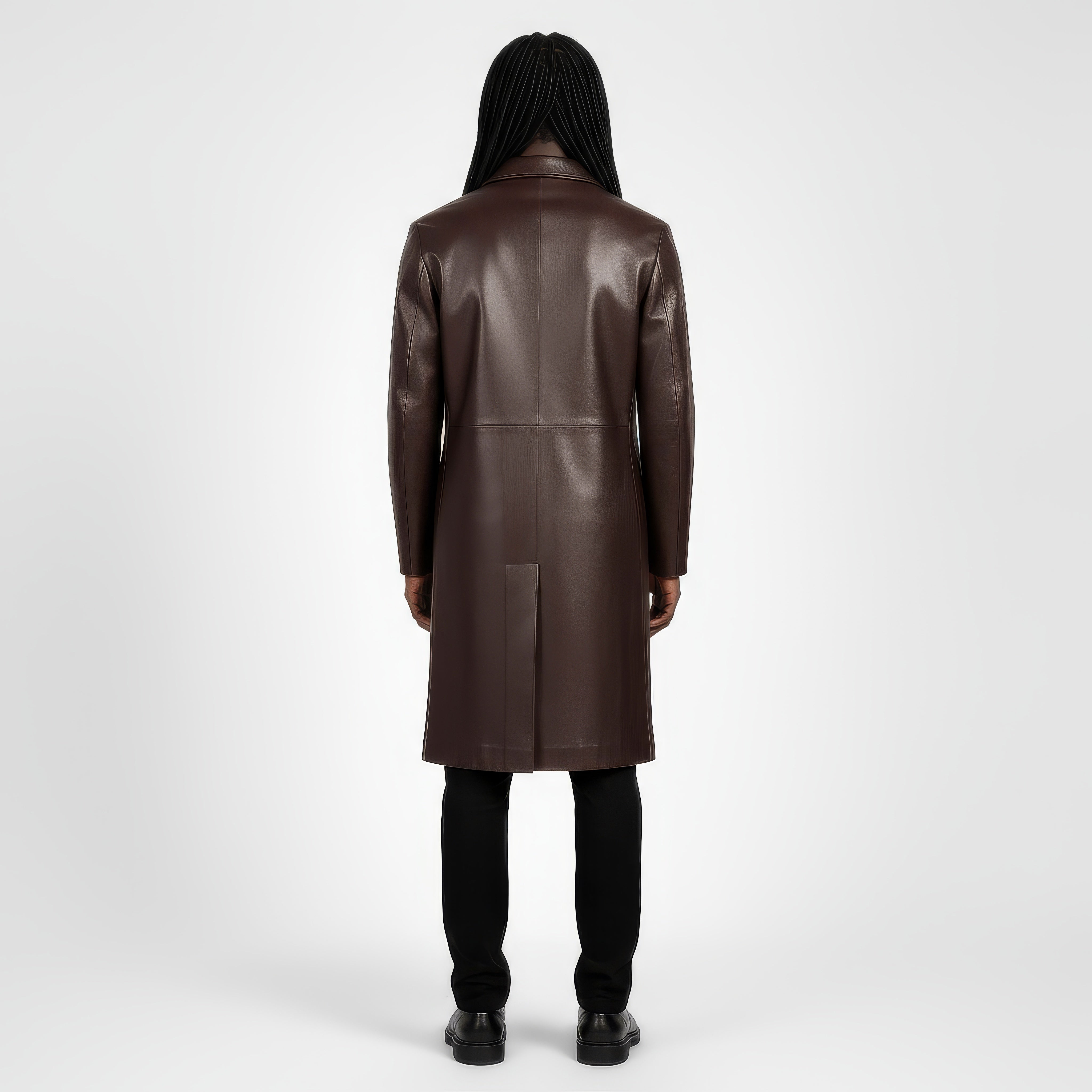 Men's Real Leather Trench Coat - Apollo – SH Leatherwear