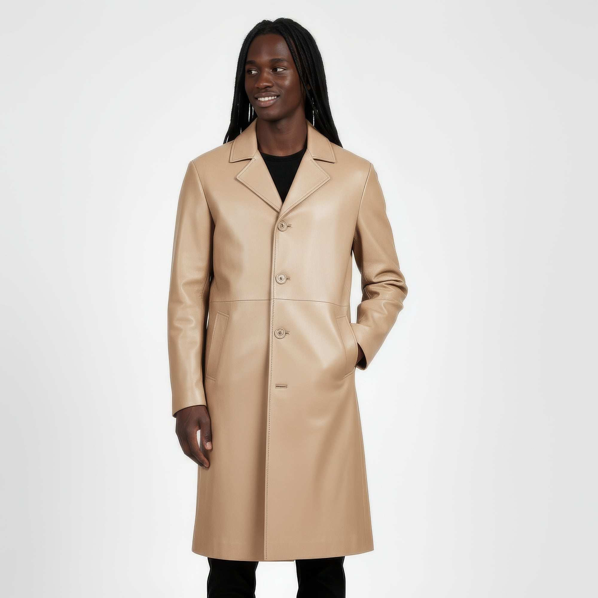 Real Leather Coat for Men - Apollo