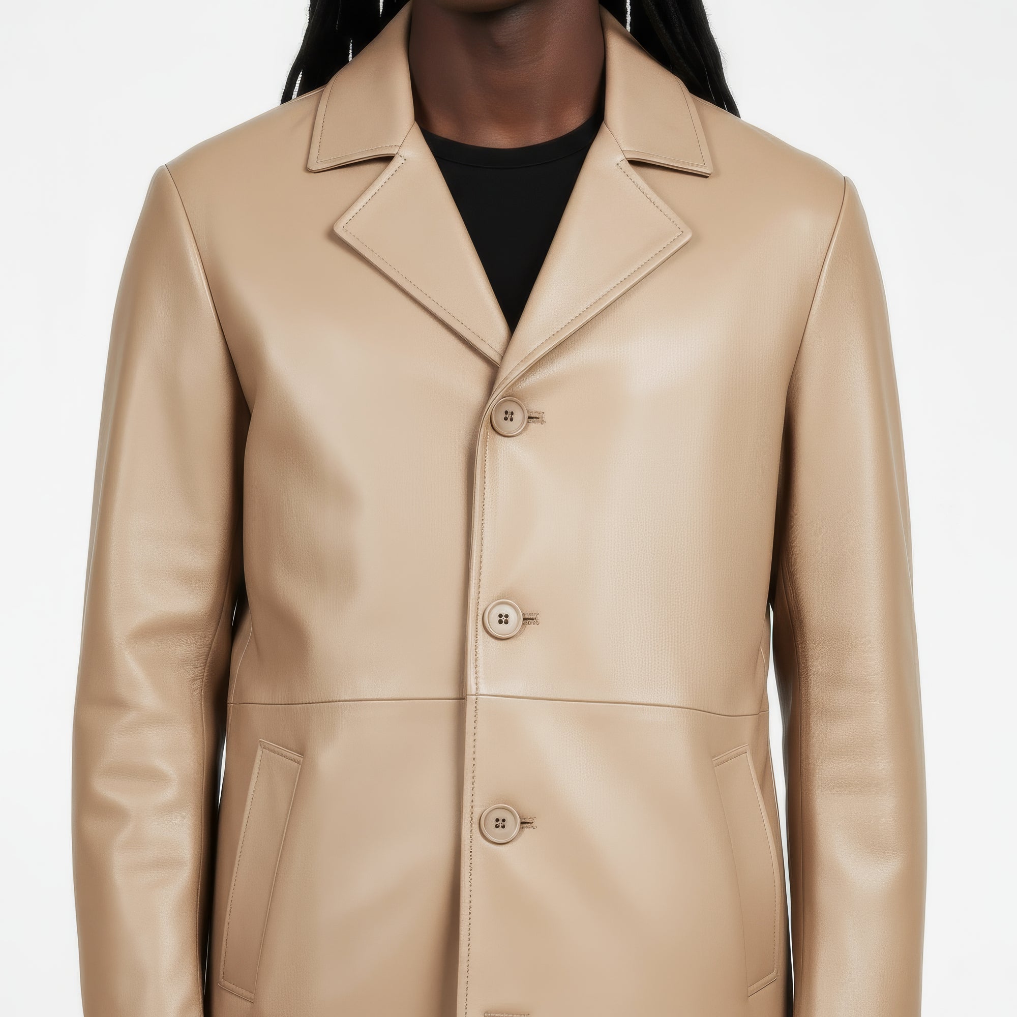 Real Leather Coat for Men - Apollo