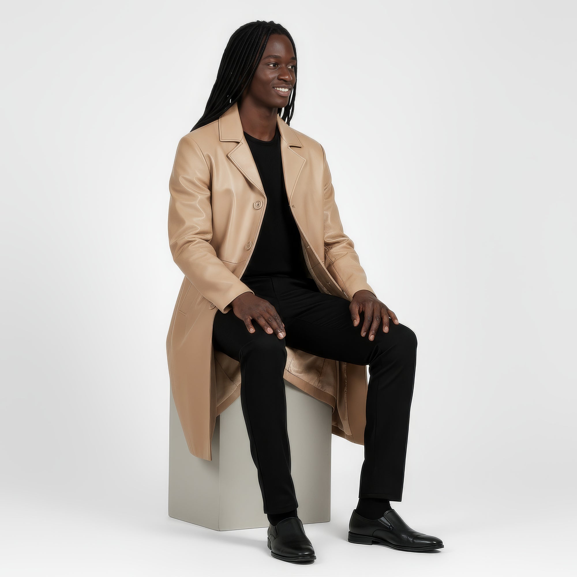 Real Leather Coat for Men - Apollo