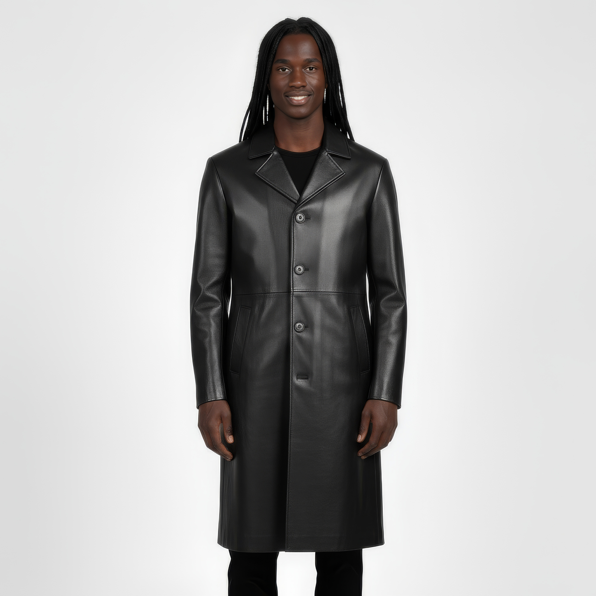 Real Leather Coat for Men - Apollo