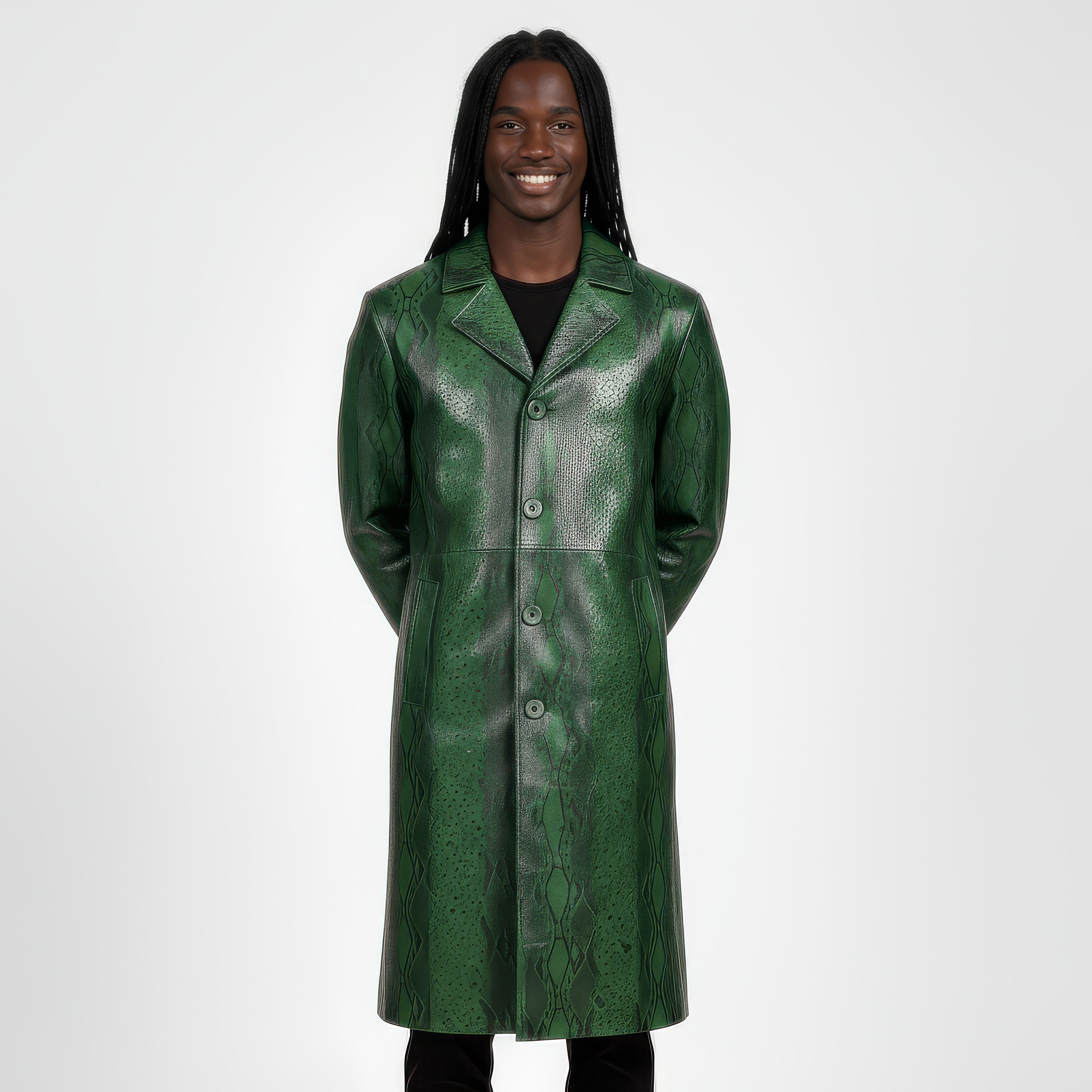 Men's Real Leather Trench Coat - Apollo – SH Leatherwear