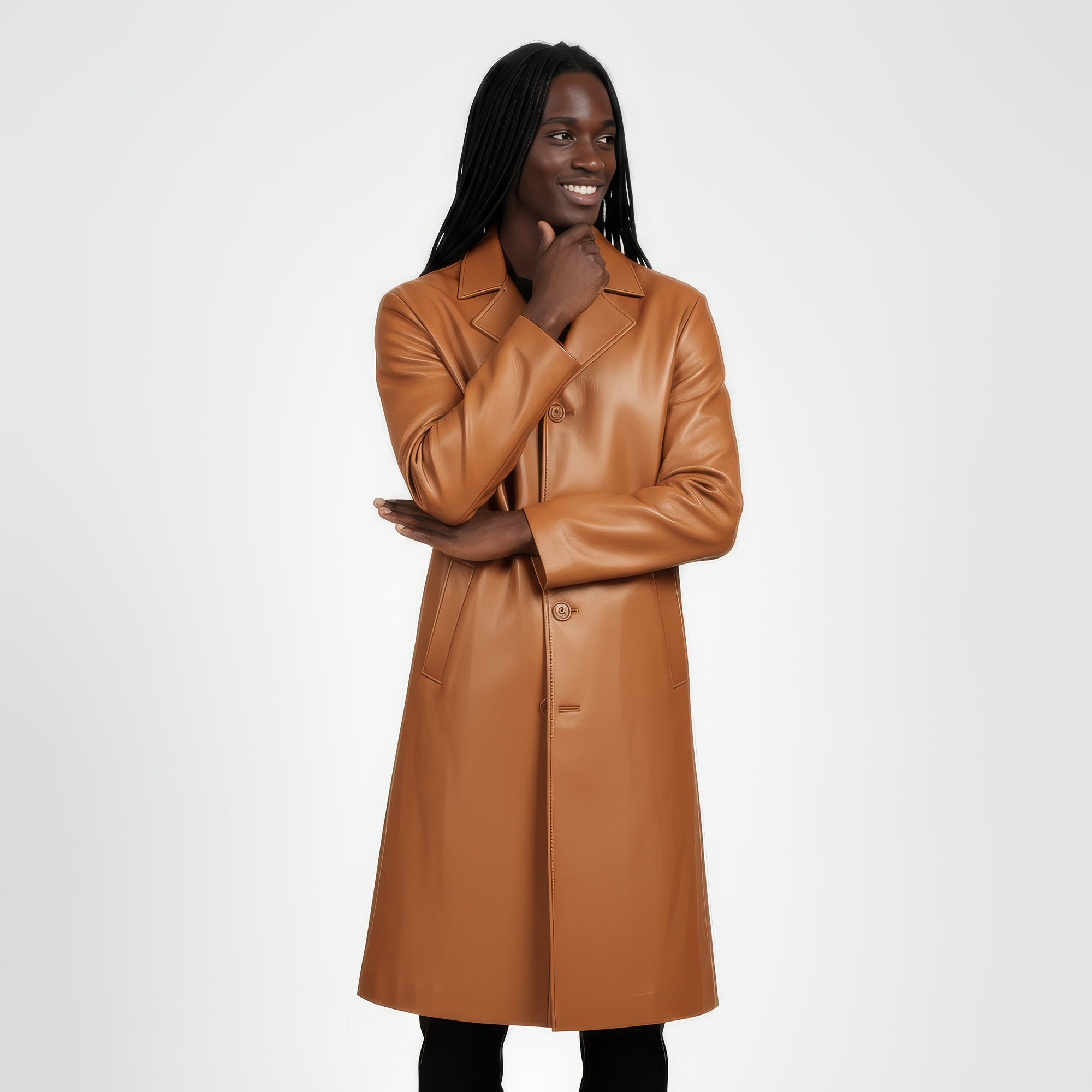 Real Leather Coat for Men - Apollo