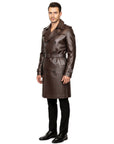 Men's Real Leather Coat - Zeus