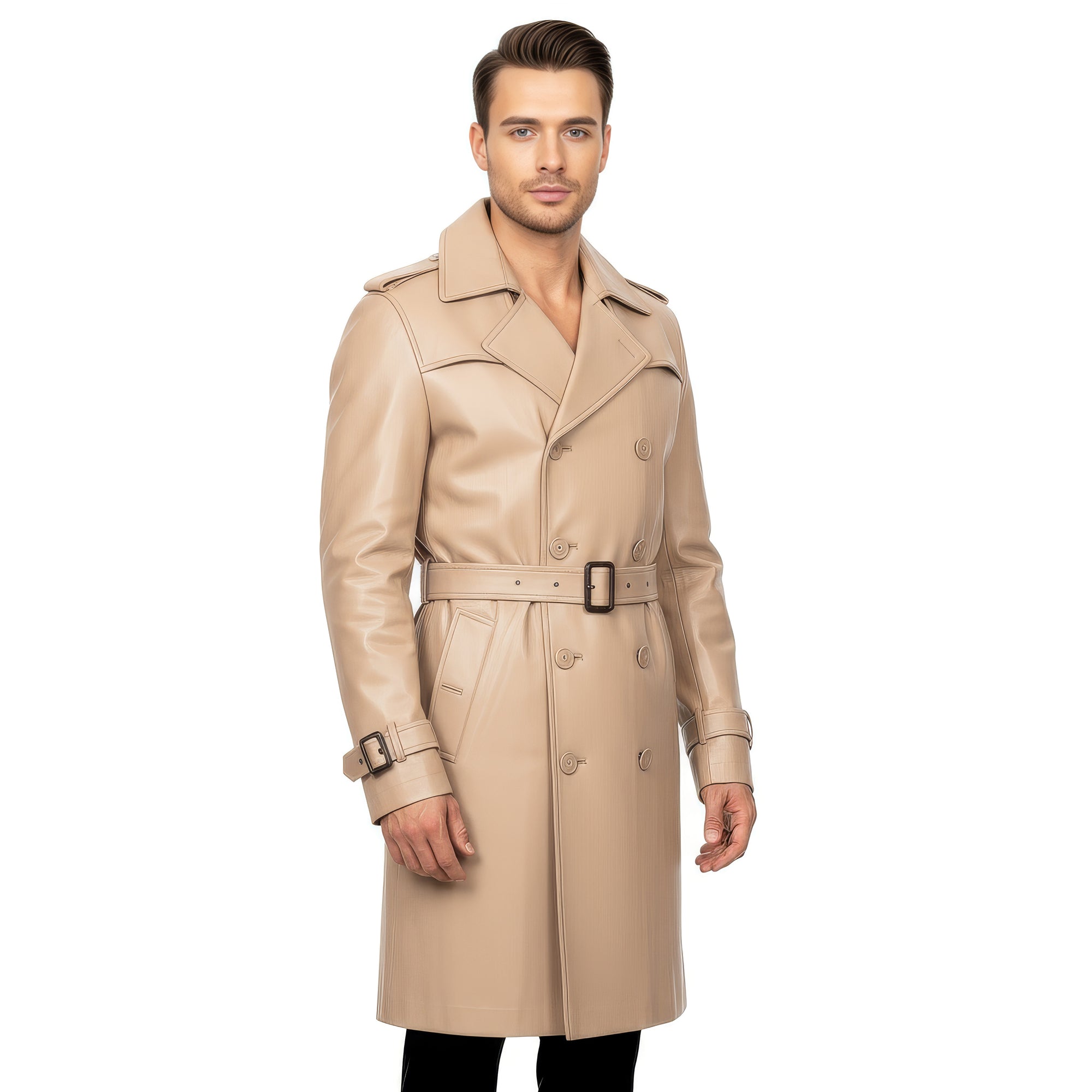 Men&#39;s Real Leather Coat - Zeus