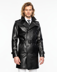 Men's Real Leather Coat - Zeus
