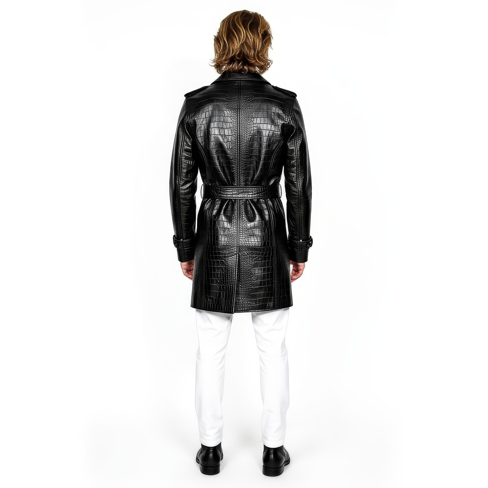 Men&#39;s Real Leather Coat - Zeus