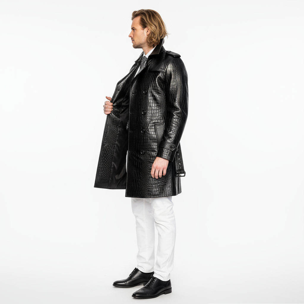 Men&#39;s Real Leather Coat - Zeus
