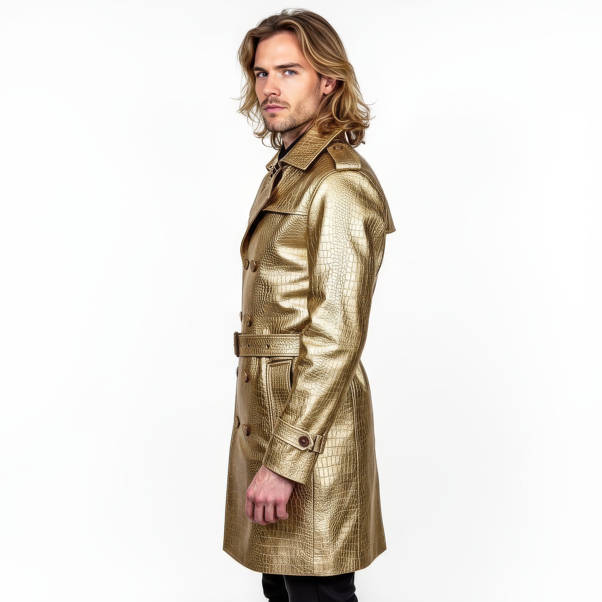 Men&#39;s Real Leather Coat - Zeus