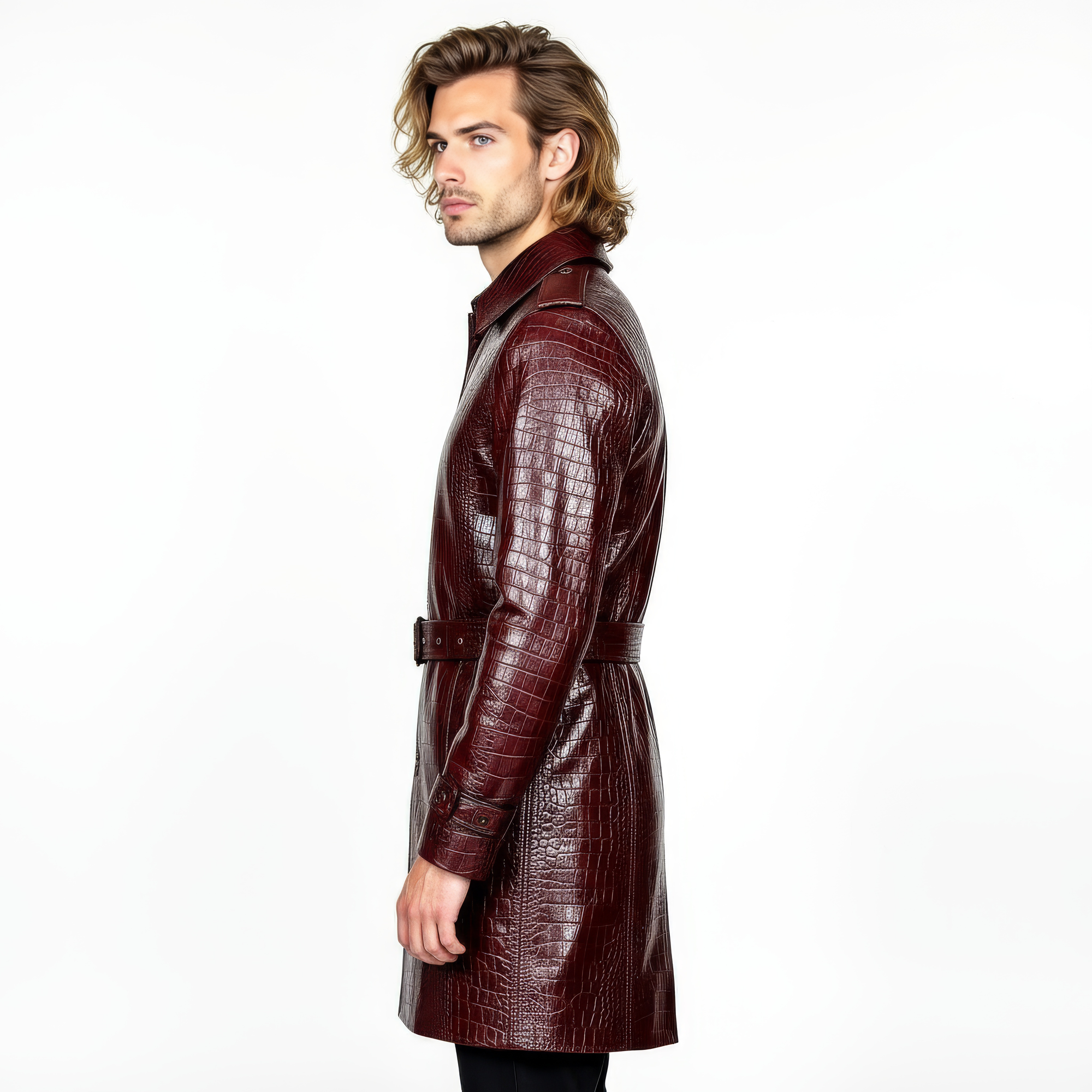 Men&#39;s Real Leather Coat - Zeus