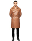 Men's Real Leather Coat - Zeus