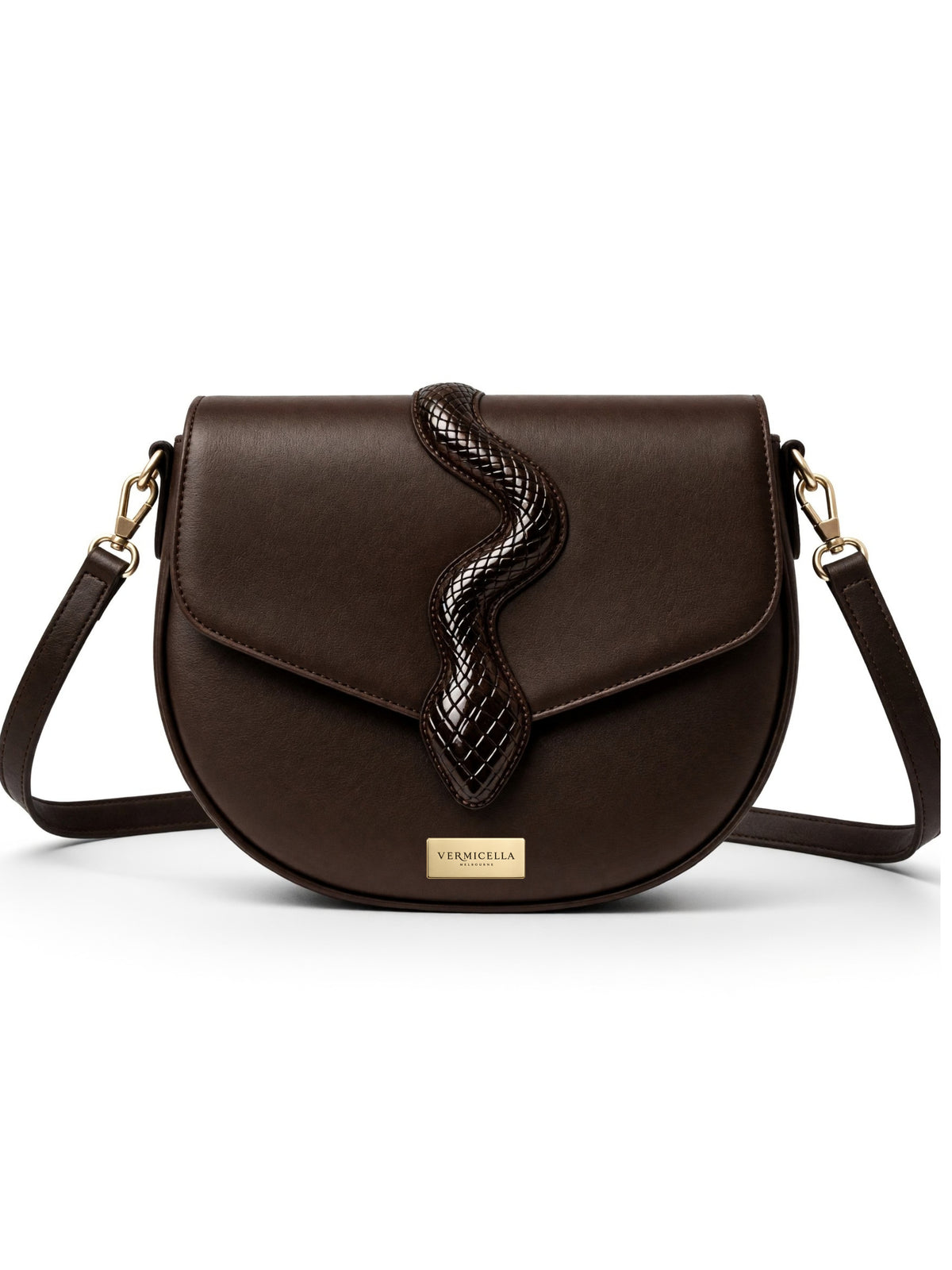 Ramsayi Real Leather Saddle Bag
