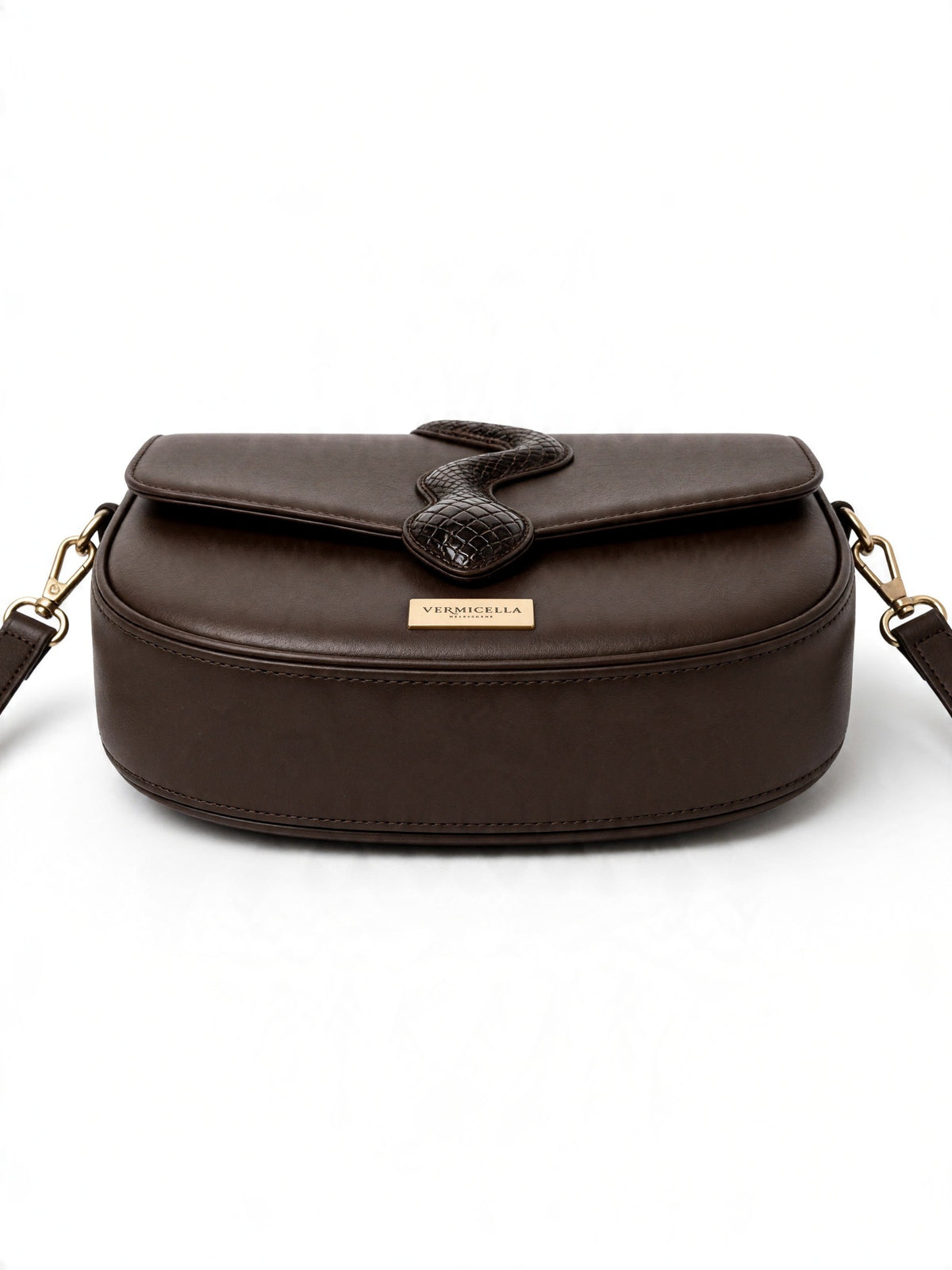 Ramsayi Real Leather Saddle Bag