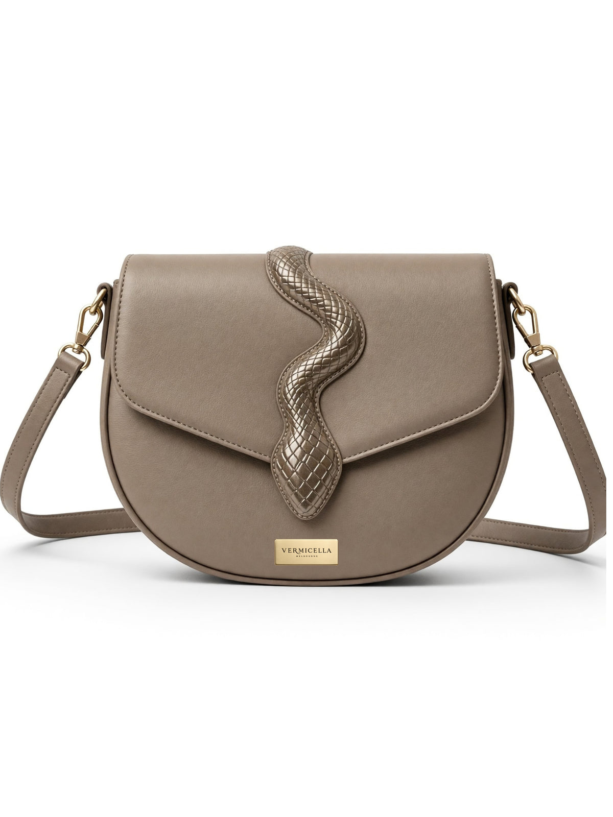 Ramsayi Real Leather Saddle Bag