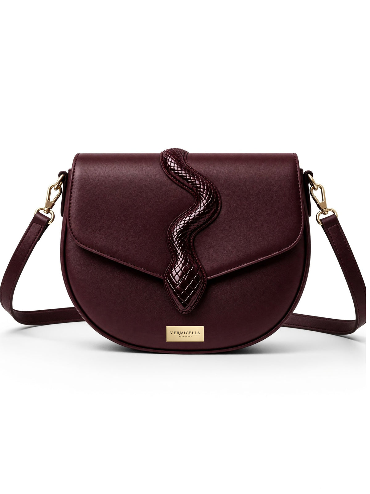 Ramsayi Real Leather Saddle Bag