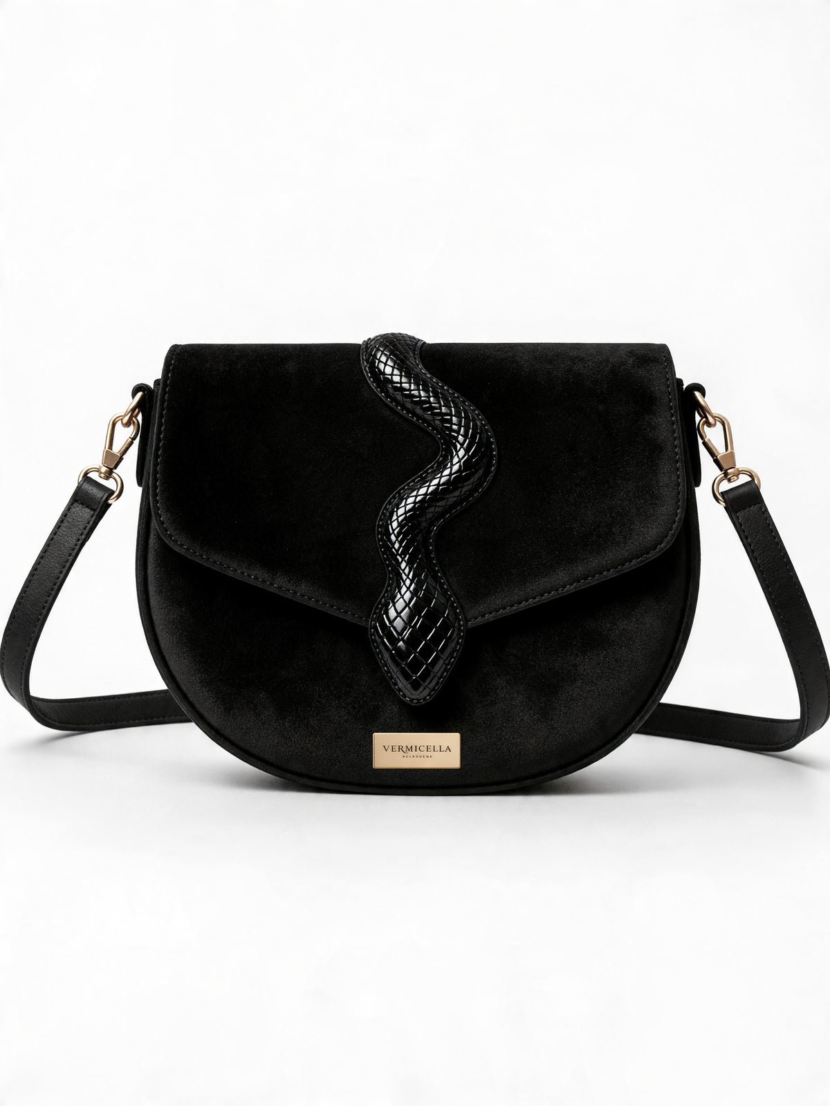 Ramsayi Real Leather Saddle Bag