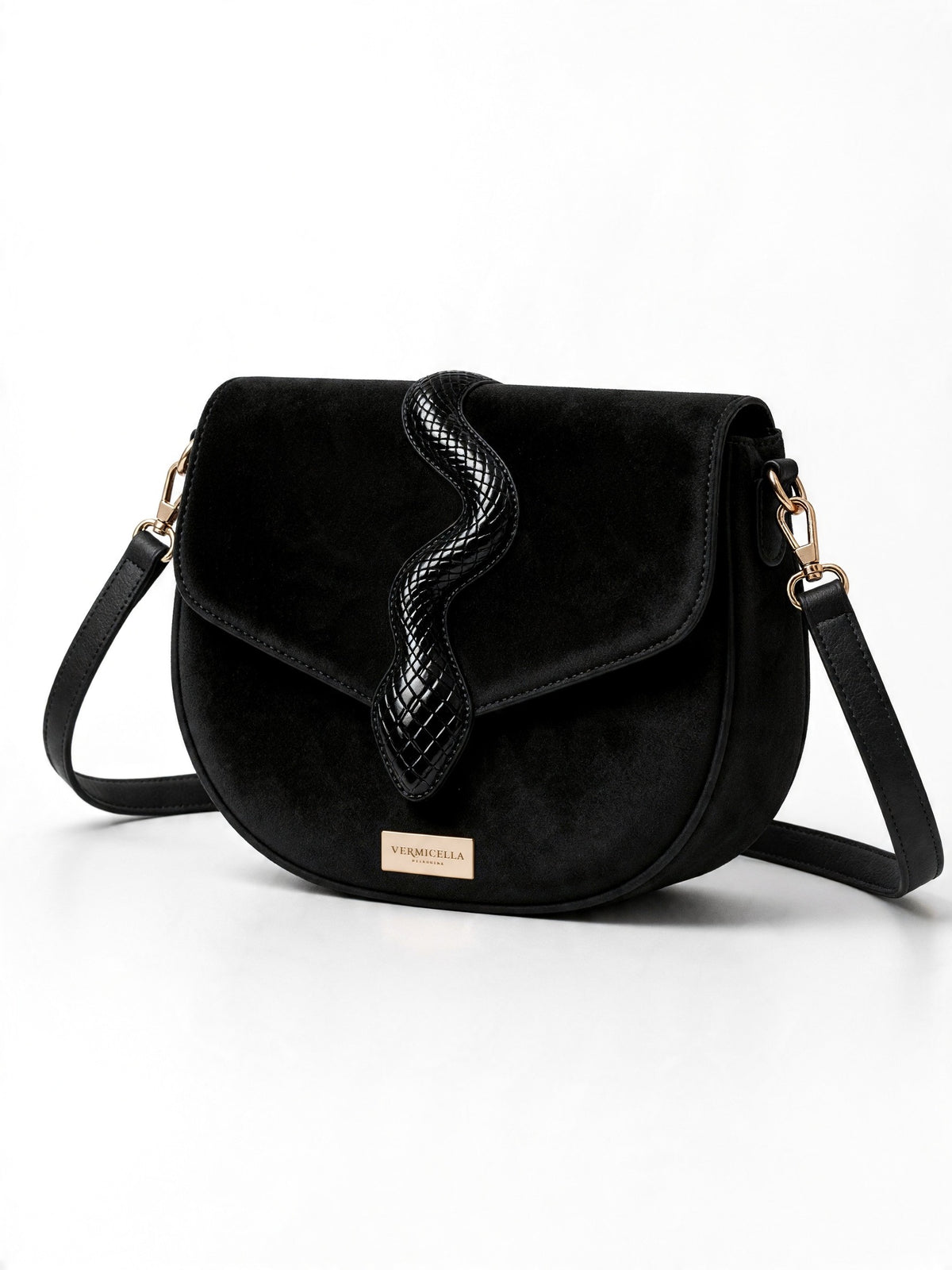 Ramsayi Real Leather Saddle Bag