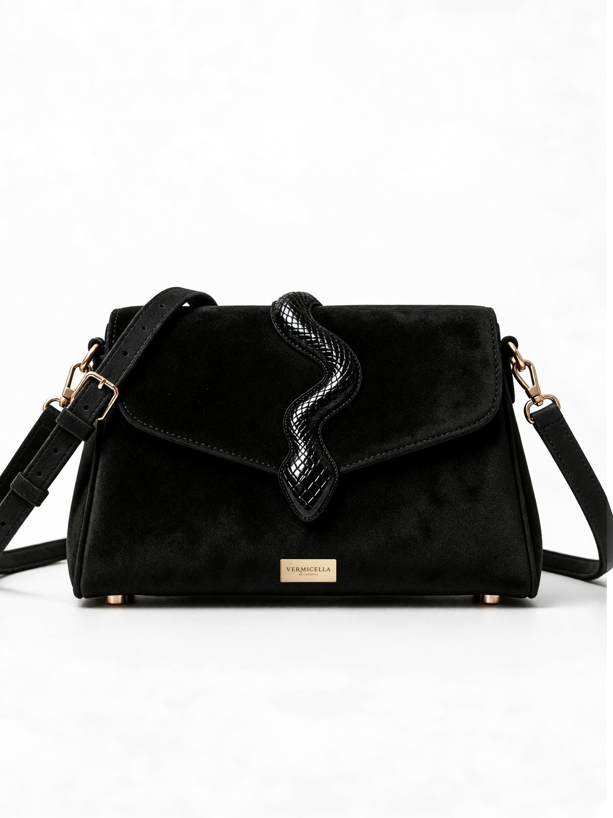 Aspidites Real Leather Shoulder Bag