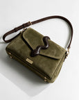 Aspidites Real Leather Shoulder Bag