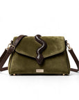 Aspidites Real Leather Shoulder Bag