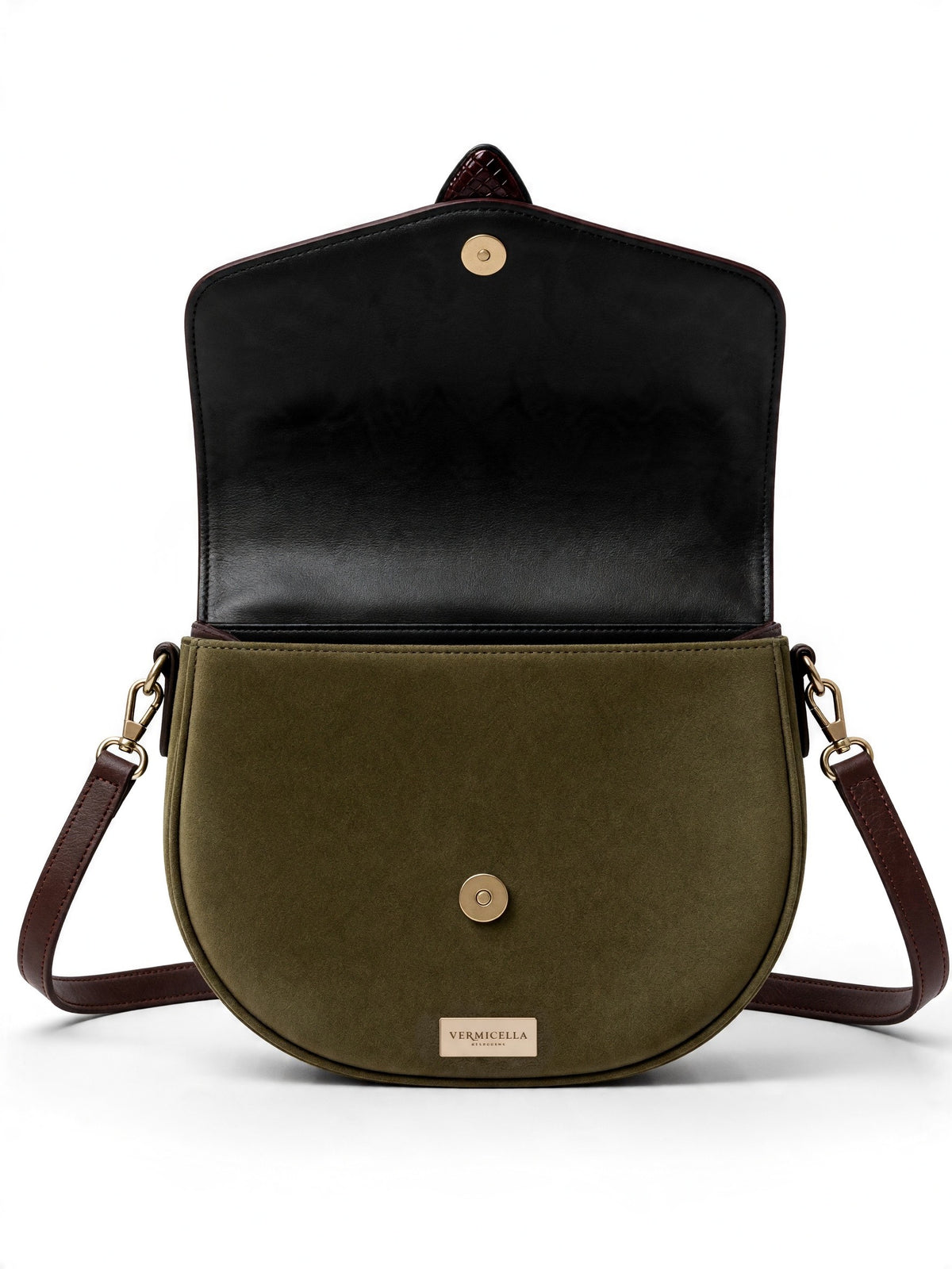 Ramsayi Real Leather Saddle Bag