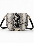 Ramsayi Real Leather Saddle Bag