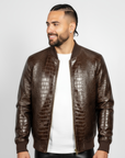 Real Leather Bomber Jacket for Men - Antony
