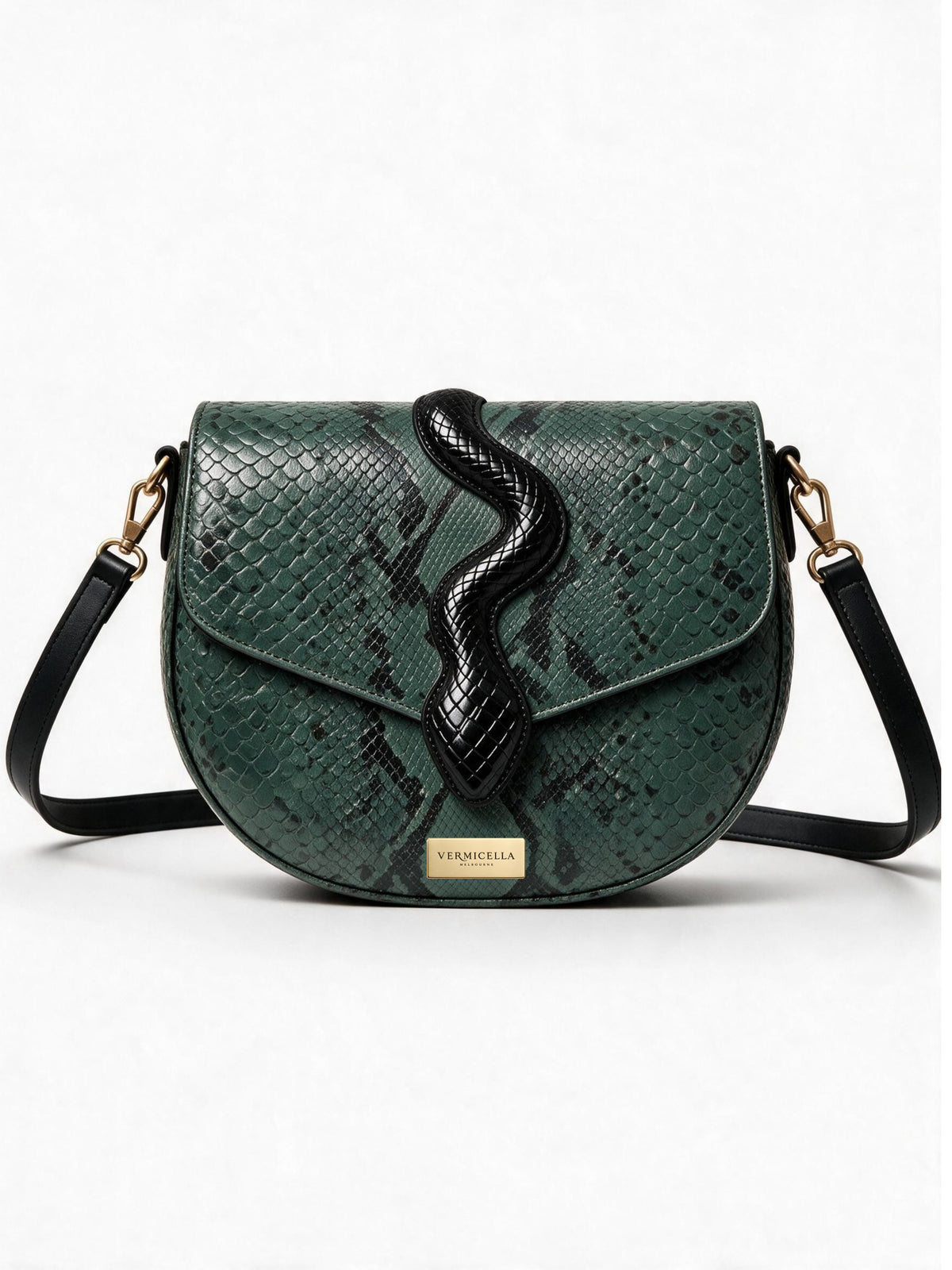 Ramsayi Real Leather Saddle Bag